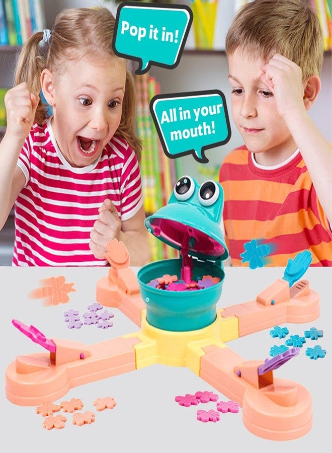 KEJIH Classic Feed Frog Board Game,Multiplayer Athletic Game,Frog Eating Bugs Game,Exercise The Speed of The Reaction Toy,Surprise Exciting Family and Friend Party Games,Suitable for Kid - Image 2